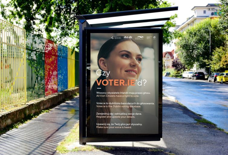 Voter.ie bus stop