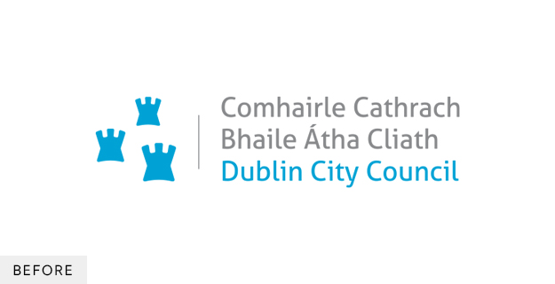 DCC Logo before Dublin City Council old logo