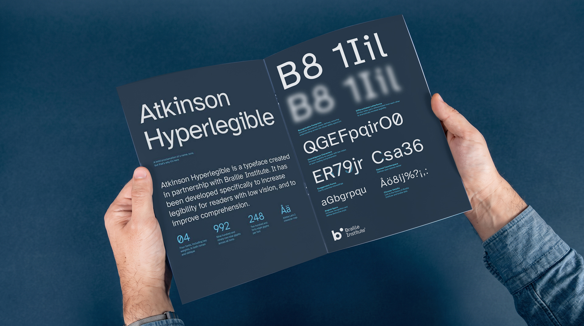Atkinson Hyperlegible font in use